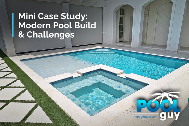 Modern Pool Build in Lafayette: A Small Courtyard Project with Big Challenges