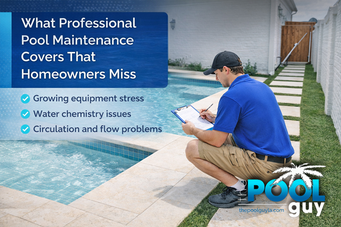 What Professional Pool Maintenance Covers That Homeowners Miss