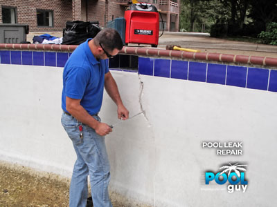 Pool leak repair and swimming pool repair service in Lafayette